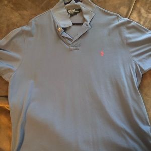 Polo Ralph Lauren blue collard xxl shirt